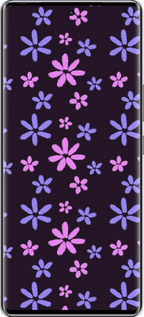 Силіконовий чехол з квітами для Infinix Zero 40 5G - 6258u-3822 изображение 