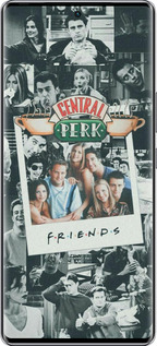 Силиконовый чехол Друзья для Infinix Zero 40 5G - 6276u-3822 изображение 