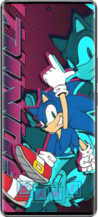 Силіконовий чехол Соник для Infinix Zero 40 5G - 6284u-3822 изображение 