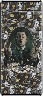 Силиконовый чехол Волк с валл стрит для Infinix Zero 40 5G - 6287u-3822 изображение 