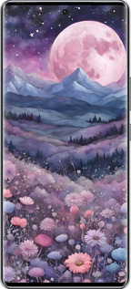 Силіконовий чехол Ніч місяць арт для Infinix Zero 40 5G - 6319u-3822 изображение 