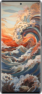 Силиконовый чехол Арт волны для Infinix Zero 40 5G - 6324u-3822 изображение 