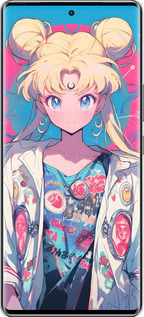 Силиконовый чехол Сейлор Мун 2 для Infinix Zero 40 5G - 6351u-3822 изображение 