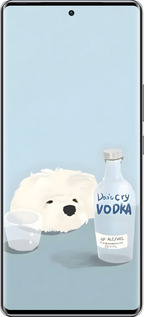 Силиконовый чехол Пес водка для Infinix Zero 40 5G - 6368u-3822 изображение 