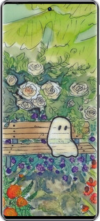 Силиконовый чехол Грустное привидение для Infinix Zero 40 5G - 6403u-3822 изображение 