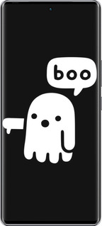 Силіконовий чехол Привид Несхвалення для Infinix Zero 40 5G - 6431u-3822 изображение 