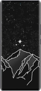 Силиконовый чехол Минималистический горный пейзаж для Infinix Zero 40 5G - 6438u-3822 изображение 