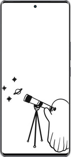 Силиконовый чехол Привидение астроном для Infinix Zero 40 5G - 6444u-3822 изображение 