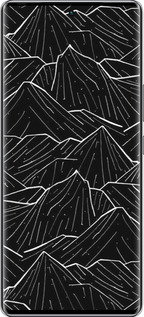 Силиконовый чехол С изображением Темных гор для Infinix Zero 40 5G - 6489u-3822 изображение 