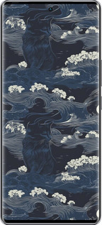 Силиконовый чехол Морская тематика в стиле арт-деко для Infinix Zero 40 5G - 6520u-3822 изображение 