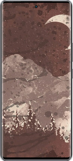 Силиконовый чехол С изображением лунного пейзажа в ночном лесу для Infinix Zero 40 5G - 6546u-3822 изображение 