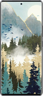 Силіконовий чехол Із зображенням лісового пейзажу для Infinix Zero 40 5G - 6548u-3822 изображение 