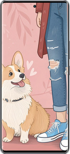 Силиконовый чехол Корги 3 для Infinix Zero 40 5G - 6707u-3822 изображение 