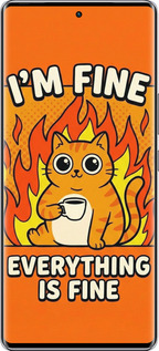 Силиконовый чехол Funny Cat для Infinix Zero 40 5G - 6786u-3822 изображение 