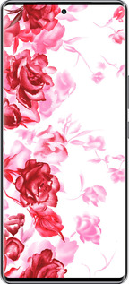 Силиконовый чехол Нарисованные розы для Infinix Zero 40 5G - 724u-3822 изображение 