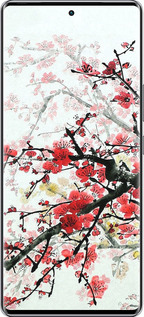 Силиконовый чехол Цветущий куст для Infinix Zero 40 5G - 831u-3822 изображение 