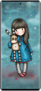 Силиконовый чехол Девочка с зайчиком для Infinix Zero 40 5G - 915u-3822 изображение 