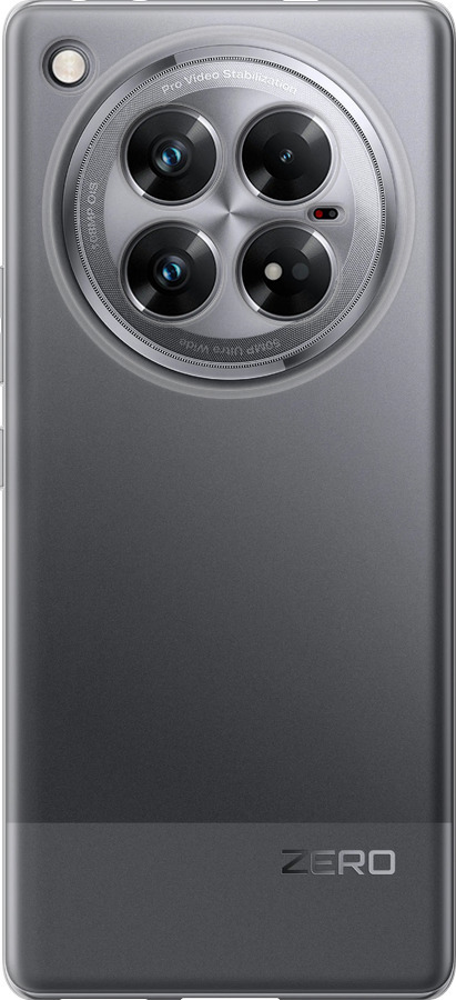 Силиконовый чехол Прозрачный для Infinix Zero 40 5G - 5636u-3822 изображение 