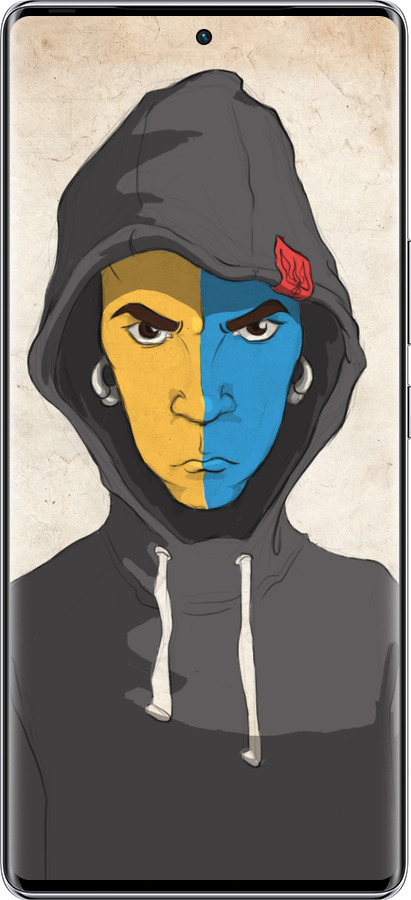 Силиконовый чехол Злой подросток для Infinix Zero 40 5G - 1053u-3822 изображение 