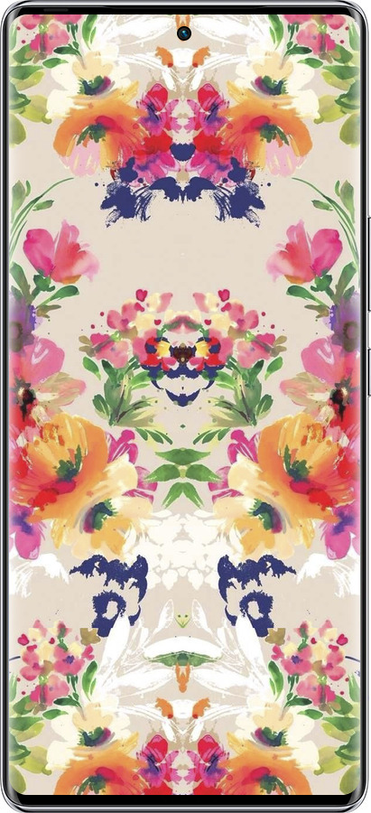 Силиконовый чехол Цветочный узор для Infinix Zero 40 5G - 1083u-3822 изображение 