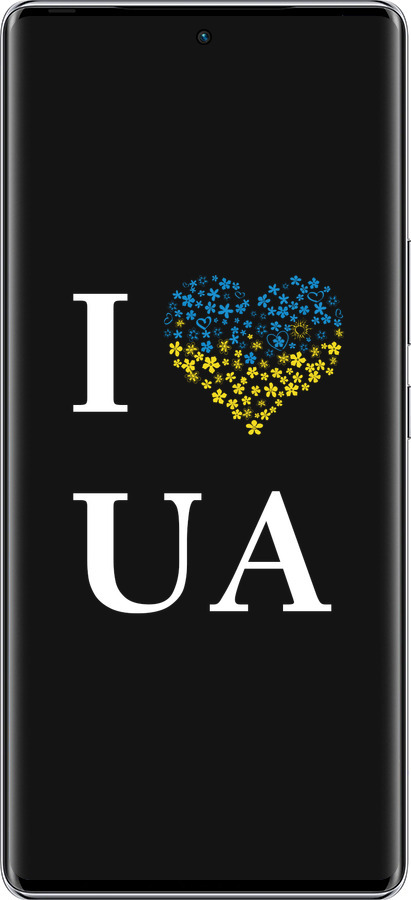 Силиконовый чехол I love UA для Infinix Zero 40 5G - 1112u-3822 изображение 