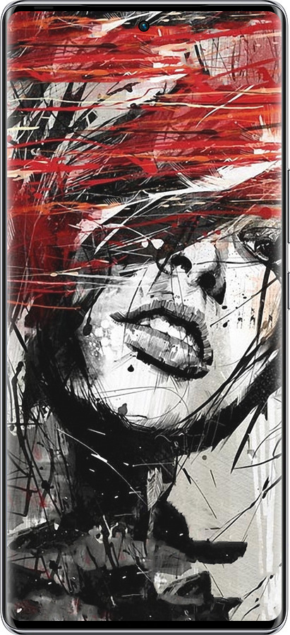 Силиконовый чехол Лицо девушки для Infinix Zero 40 5G - 1162u-3822 изображение 