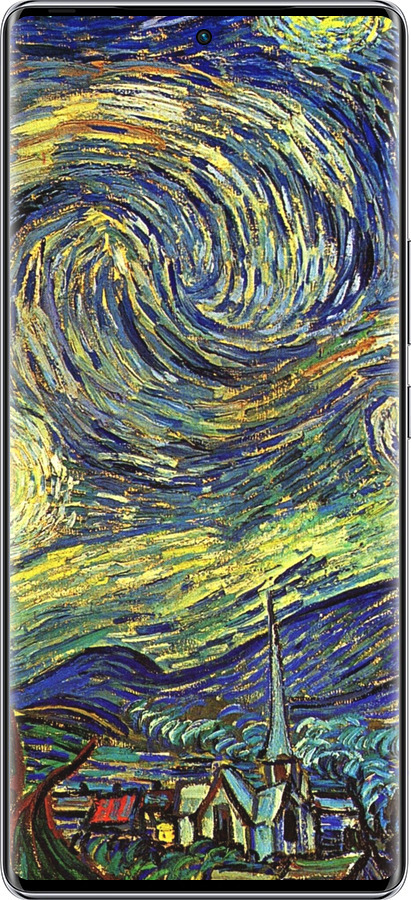 Силиконовый чехол Винсент Ван Гог. Звёздная ночь для Infinix Zero 40 5G - 163u-3822 изображение 