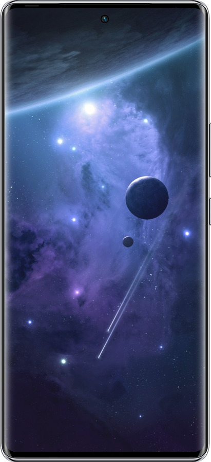 Силиконовый чехол Планеты в синем космосе для Infinix Zero 40 5G - 171u-3822 изображение 