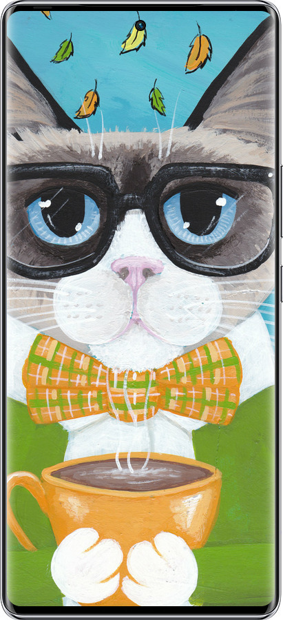 Силіконовий чехол Cat&Coffee для Infinix Zero 40 5G - 4053u-3822 изображение 