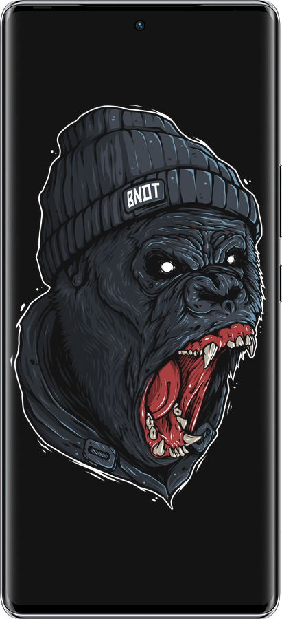 Силиконовый чехол Обезьяна в ярости для Infinix Zero 40 5G - 4137u-3822 изображение 