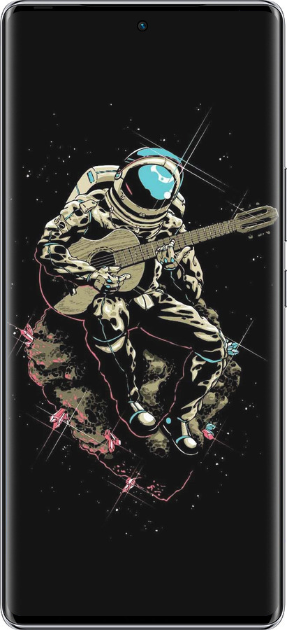 Силиконовый чехол Космонавт с гиратой для Infinix Zero 40 5G - 4138u-3822 изображение 