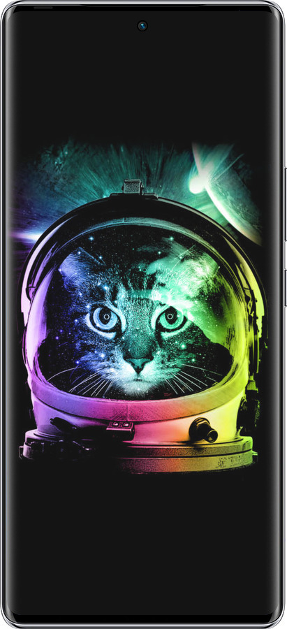 Силиконовый чехол Кот-астронавт для Infinix Zero 40 5G - 4154u-3822 изображение 