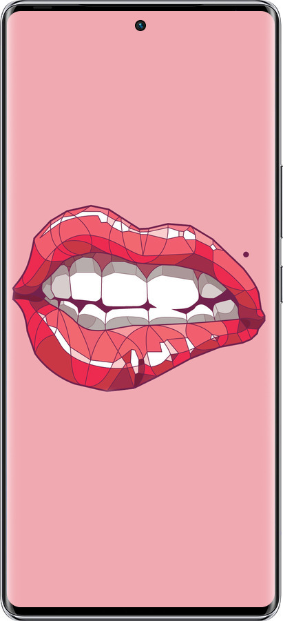 Силиконовый чехол Sexy lips для Infinix Zero 40 5G - 4174u-3822 изображение 