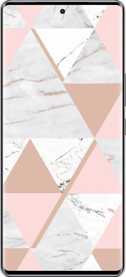 Силиконовый чехол Мраморная симметрия для Infinix Zero 40 5G - 4344u-3822 изображение 