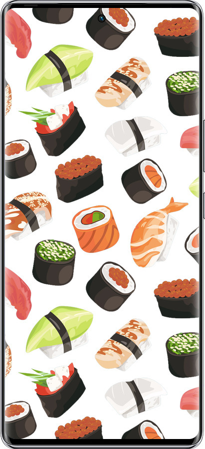 Силіконовий чехол Суші для Infinix Zero 40 5G - 4404u-3822 изображение 