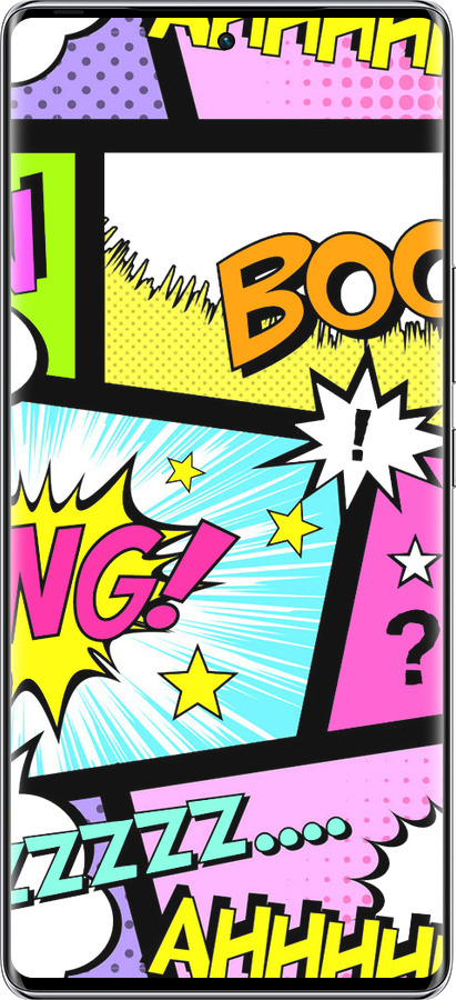 Силиконовый чехол Комикс 1 для Infinix Zero 40 5G - 4407u-3822 изображение 