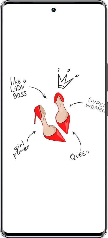 Силіконовий чехол Жінка для Infinix Zero 40 5G - 4599u-3822 изображение 