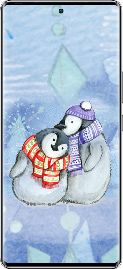 Силиконовый чехол Новогодний 5 для Infinix Zero 40 5G - 4618u-3822 изображение 