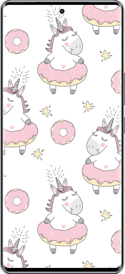 Силіконовий чехол Єдиноріжки для Infinix Zero 40 5G - 4659u-3822 изображение 