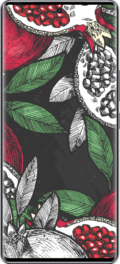 Силіконовий чехол Гранат для Infinix Zero 40 5G - 4692u-3822 изображение 