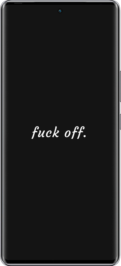 Силиконовый чехол Fuck off для Infinix Zero 40 5G - 4731u-3822 изображение 