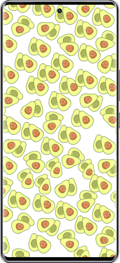Силиконовый чехол Весёлые авокадо для Infinix Zero 40 5G - 4799u-3822 изображение 