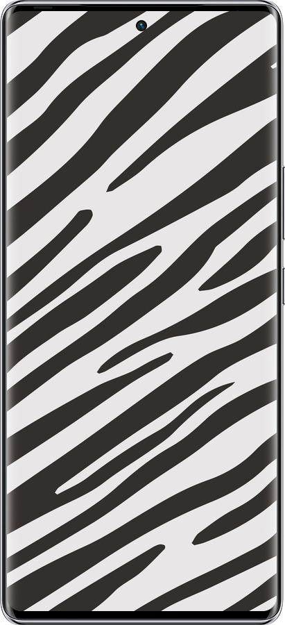 Силиконовый чехол Классическая зебра для Infinix Zero 40 5G - 4874u-3822 изображение 