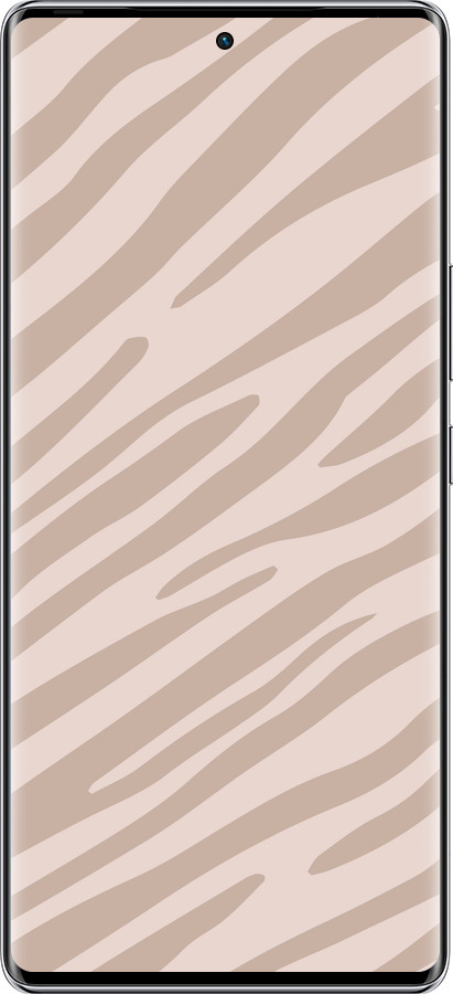 Силиконовый чехол Зебра беж для Infinix Zero 40 5G - 4875u-3822 изображение 