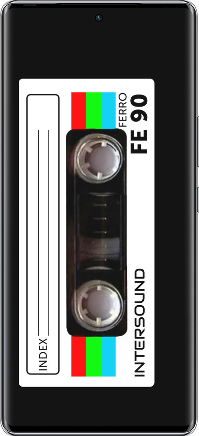 Силиконовый чехол Кассета с90 для Infinix Zero 40 5G - 4894u-3822 изображение 