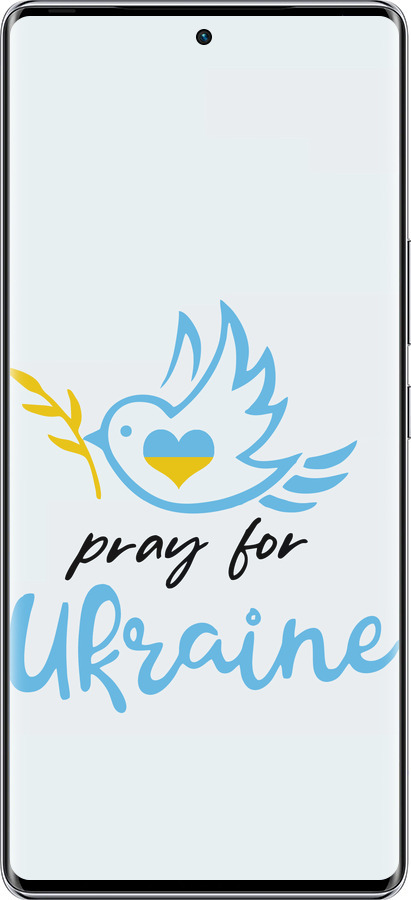 Силиконовый чехол Украина v2 для Infinix Zero 40 5G - 5230u-3822 изображение 