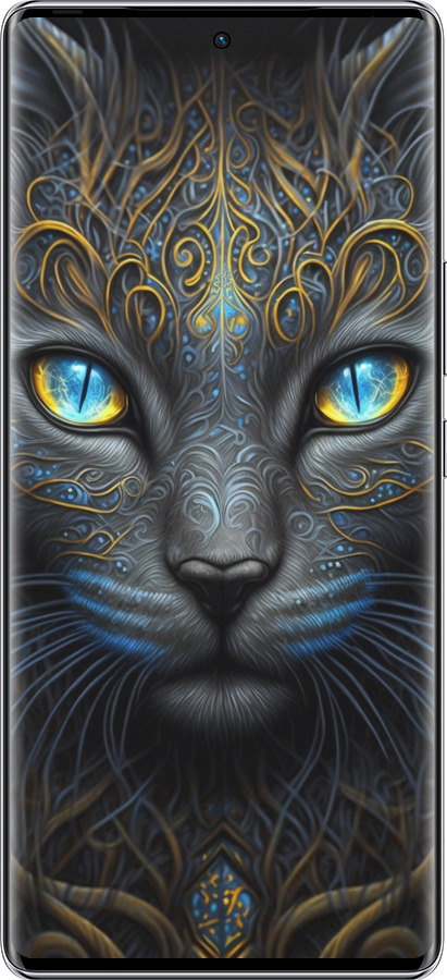 Силіконовий чехол Кішка для Infinix Zero 40 5G - 5548u-3822 изображение 