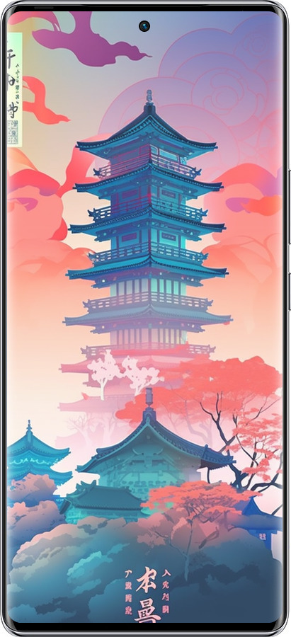 Силиконовый чехол Япония монастырь для Infinix Zero 40 5G - 5590u-3822 изображение 