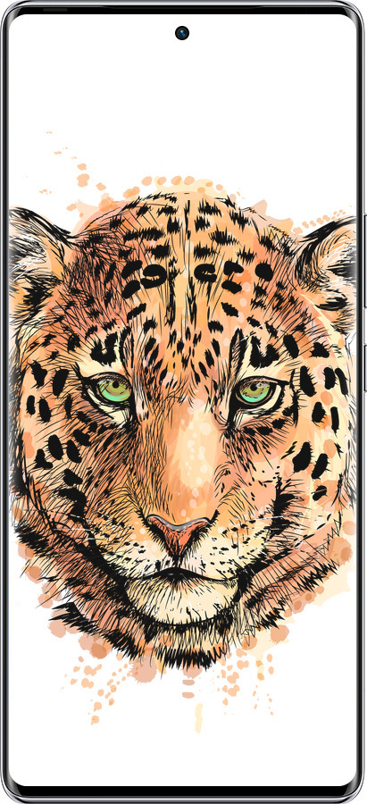 Силіконовий чехол Леопард v2 для Infinix Zero 40 5G - 5606u-3822 изображение 