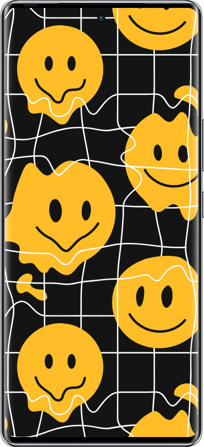 Силиконовый чехол Смайлы v3 для Infinix Zero 40 5G - 5623u-3822 изображение 